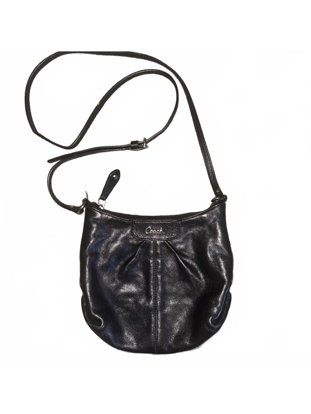 Black Y2K Slouchy Vintage Crossbody Purse Bag - Picture 2 of 9